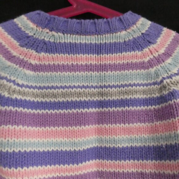 Y2K - OLD NAVY - Baby | 3T | Pastel Striped Knit Sweater - Picture 11 of 16